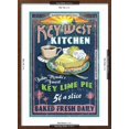 thumbnail image 5 of Art.com Bahia Honda, Florida Keys - Key Lime Pie Sign Art Print by Lantern Press, Brown Frame Wall Art, 21" x 29", 5 of 5