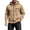 Khaki, variant on TKKCS Mens Full Zip Hoodie Regular Fit Midweight Casual Daily Long Sleeve Sweatshirt Jacket with Zipper Chest Pocket Army Green XL