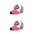 thumbnail image 2 of fastboy Casquette de Tennis Ajustable pour Hommes et Femmes, Randonnée, Golf, Baseball, Rose 2Set, 2 of 6