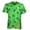 White, variant on Men's Shirt Hawaiian Print Style Short Sleeve Button Down Summer Beach T-Shirt, Gold, L