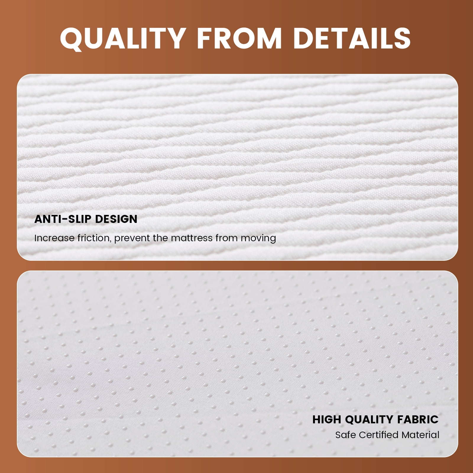 CHIUSNOOZE Full 8 inch Cooling Gel Memory Foam Mattress, Medium Firm, Mattress In A Box