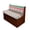Bow and Snowflake Stripe Design, variant on XYZCANDO Camper Cushion Covers, Compatible with Car Bench RV Camper, RV Dinette Cushion Covers for RV Camper Car Bench Sofa Portable, Christmas Candy Canes Sweets