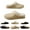 Black, variant on Winter Clogs for Women Men Fleece Slip on Sandals Plush Garden Shoes Fuzzy House Slippers Indoor Outdoor Mules Khaki 10