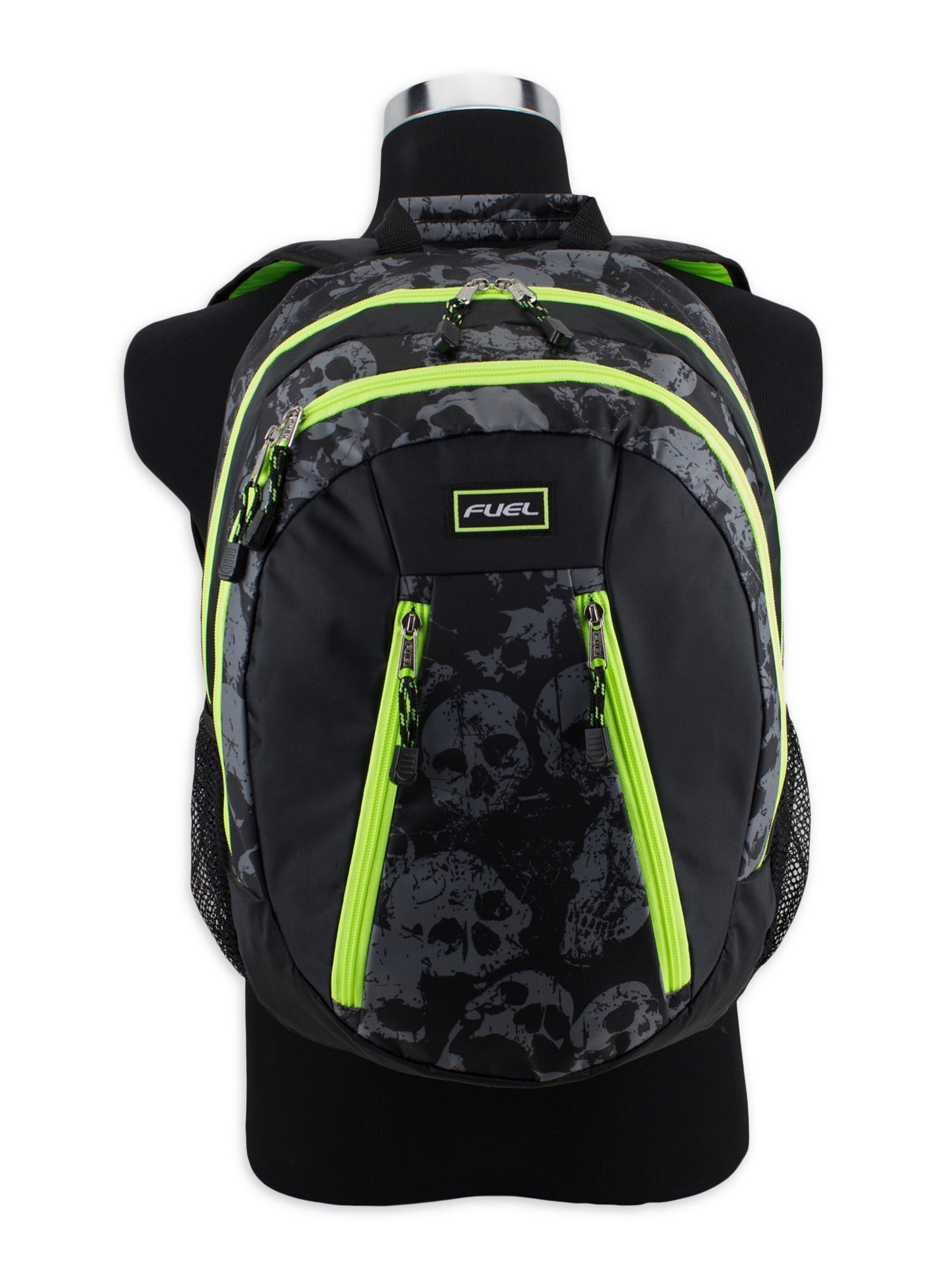 Fuel Unisex Men's and Women's Action 18" Laptop Backpack, Skull Print