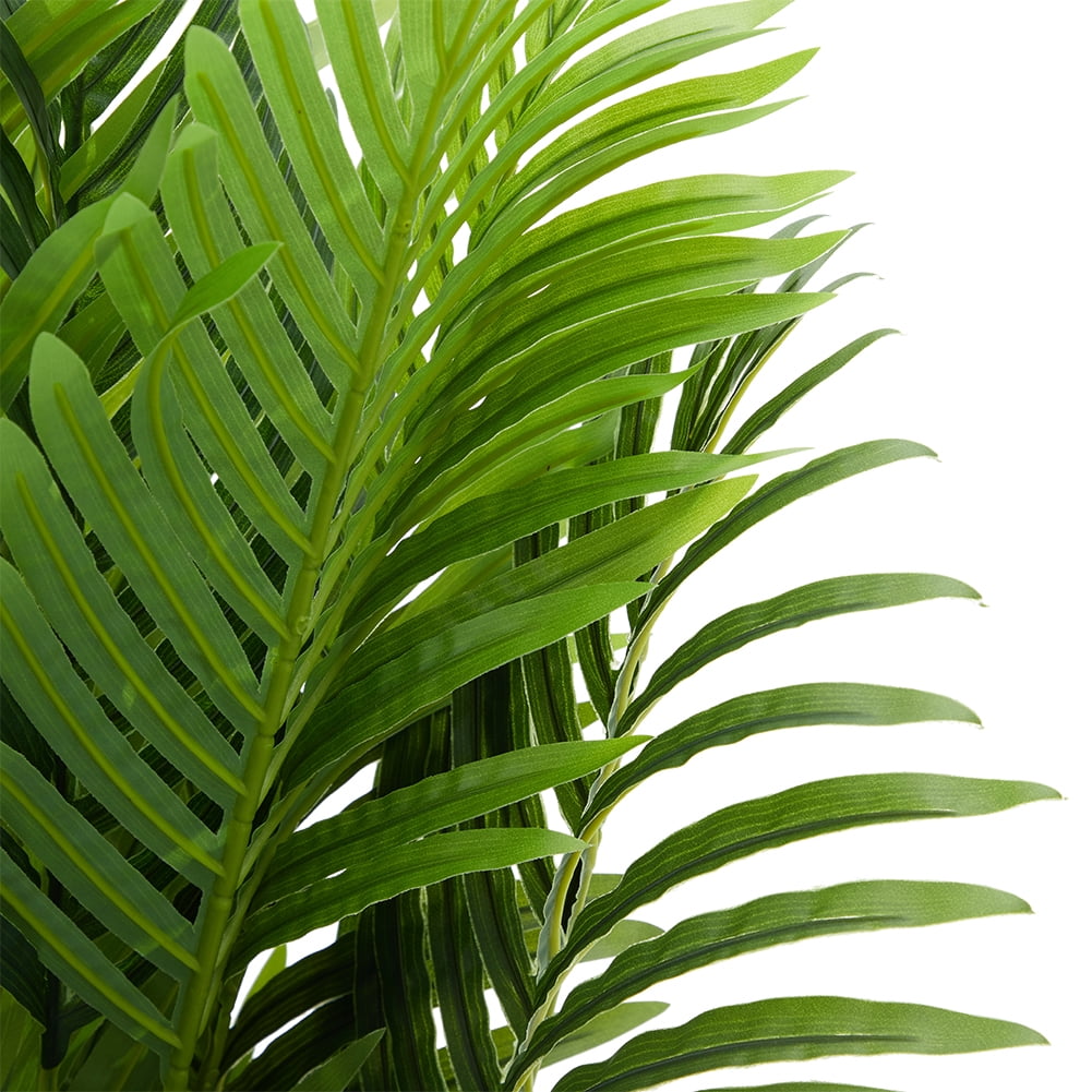 Artificial Golden Palm Leaves Realistic Plant Leaves Fake - Temu