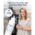 thumbnail image 7 of Maxblue ADQ73613401 Refrigerator Water Filter, Replacement for LG® LT800P®, ADQ73613402, ADQ73613408, ADQ75795104, Kenmore 9490, LSXS26326S, LMXC23746S, WF-LT800P, 469490, LMXC23746D, Pack of 3, 7 of 7