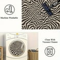 thumbnail image 3 of 1PC Zebra-patterned Area Carpet Local Carpet, Lightweight Washable Easy-to-Manage Carpet Floor Mat Festival Gift, Suitable for Living Room, Bedroom, Dining Room, Office, Bathroom, Room Accessories, 3 of 8