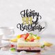 thumbnail image 5 of Adorno para Pastel Leetaivie 93º Cumpleaños Brillo Negro y Dorado, 5 of 6