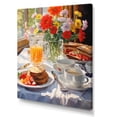 thumbnail image 2 of Designart "Cozy Breakfast Moments IV" Food & Beverage Canvas Print, 2 of 5