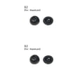 thumbnail image 3 of crativent Noise Isolate Ear Tips for Replacement Earbuds Cover Protective Earphone Earplugs For black L 2Set, 3 of 6