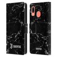 thumbnail image 1 of Head Case Designs Officially Licensed Juventus Football Club Marble Black 2 Leather Book Wallet Case Cover Compatible with Samsung Samsung Galaxy A20 / A30 2019, 1 of 6