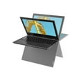 thumbnail image 6 of Lenovo 300e (2nd Gen) 81M9 - Flip design - Intel Celeron - N4120 / up to 2.6 GHz - Windows 10 Pro National Academic - UHD Graphics 600 - 4 GB RAM - 64 GB eMMC - 11.6" IPS touchscreen 1366 x 768 (HD) - Wi-Fi 5 - black - kbd: English, 6 of 16