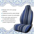 thumbnail image 2 of Unique Bargains 7pcs Universal Car Blanket Durable Bucket Seat Cover Protector Multicolor for Auto, 2 of 6