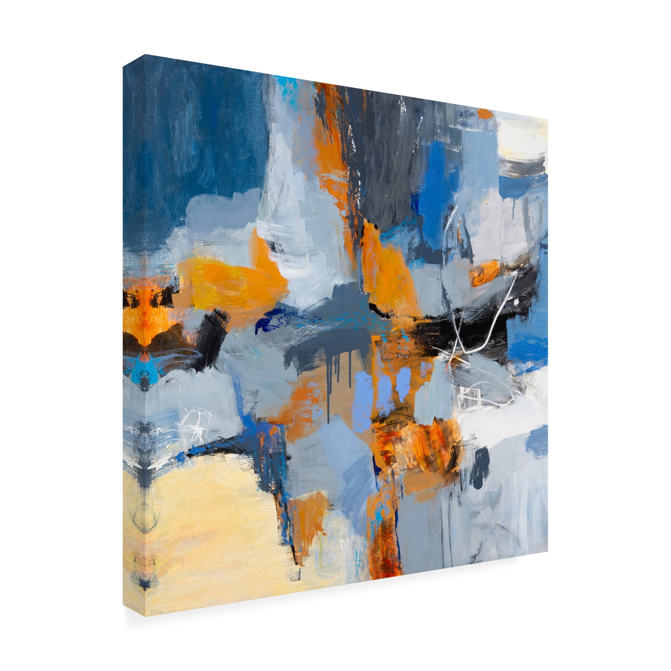 Canvas Wall Art - Jeffrey Tover 'Bar Harbour' Wall Art for Living Room, Bedroom, or Office Décor by Trademark Fine Art - 14 x 14 Inches