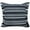 Black/White, variant on Ox Bay Bailey 24" x 24" Tan/White Striped Outdoor Adult Decorative Throw Pillow
