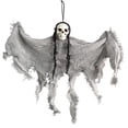 thumbnail image 2 of Hanging Ghost Weather Proof Decorative Props Fabric Hanging Skeleton Skull Pendant Halloween Decorations Black One Size, 2 of 13