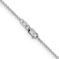 thumbnail image 4 of Leslie's 14K White Gold 1.4 mm Flat Cable Chain (Weight: 2.34 Grams, Length: 16 Inches), 4 of 5