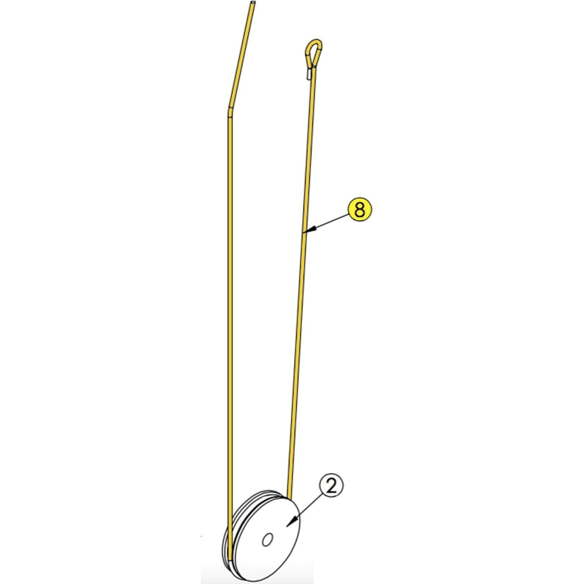 Stellar 42316, Wire rope for EC3200 Crane