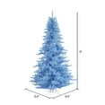 thumbnail image 2 of Vickerman 9' Sky Blue Fir Artificial Christmas Tree, Unlit - Faux Blue Christmas Tree - Seasonal Indoor Home Decor, 2 of 3
