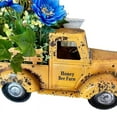 thumbnail image 6 of JeashCHAT Retro Style Yellow Truck Flower Pot Vintage Resin Truck Planter Tabletop Storage Creative Decorations for Garden Home Outdoor Indoor Christmas Decor, 6 of 6