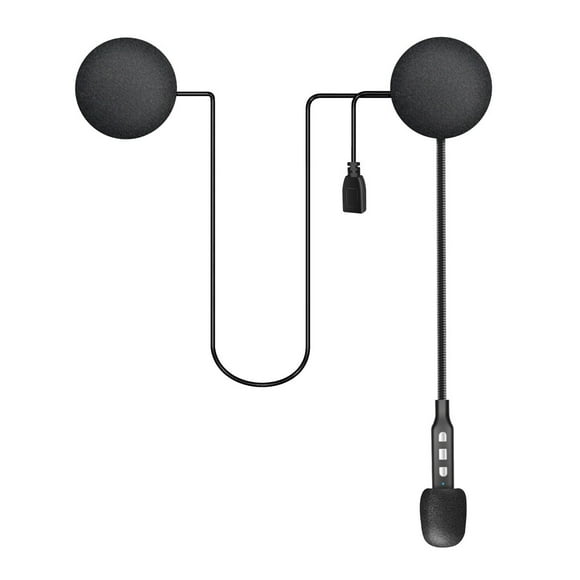 Matsuzay Casco Auricular inalámbrico Bluetooth compatible Llamada manos libres Auricular recargable Reproductor de música con micrófono Cables de audio/vídeo