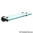 thumbnail image 3 of Washington Square Collection Glass Vanity Shelf with Beveled Edges - Antique Pewter / 16 Inch, 3 of 5