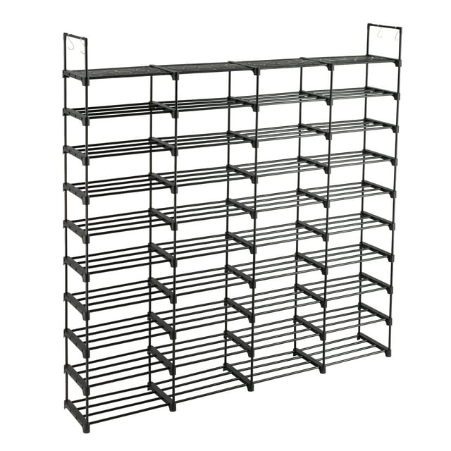SalonMore Large Shoe Rack Organizer Storage, 10 Tier Tall Shoes Rack ...