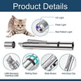 thumbnail image 2 of Puntero Láser Recargable 7 en 1 con Formas Ajustables Juguete Interactivo para Gatos y Perros, 2 of 7