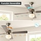 thumbnail image 3 of Ventilador de Techo 42" 4 Aspas 3 velocidades 40w E27 1 Luz LámparaYa  23075-3, 3 of 7