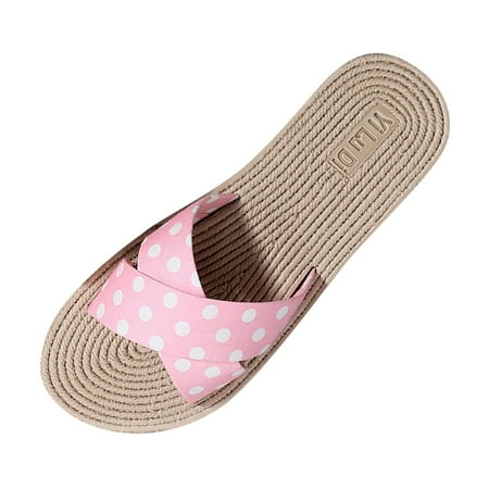 

Betiyuaoe Shoes for Women Fashion Spring And Summer Casual Flat Slippers Seaside Beach Shoe