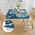 thumbnail image 2 of Acheng Flowers Square Tablecloth Washable for Home Kitchen Outdoor Decoration 100% Polyester Fiber 40*40, 2 of 8