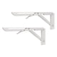 thumbnail image 4 of Soporte de Estante Plegable, Soporte de Estantería Flotante 34 cm/13.39 Pulgadas de Óxido resistente a Los Rasguiones 2pcs para Bote para RV, 4 of 7
