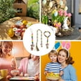thumbnail image 5 of CIMAXIC Easter 3pcs Easter Wood Bead Tassel Rabbit Decors Bead String Home Decorations,28.35"X0.63"X0.63", 5 of 5