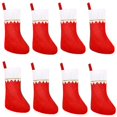 thumbnail image 1 of Calcetines de Navidad para niños, medias de 8 piezas, muñeco de nieve, alce, Santa Claus, regalo de dulces, bolsa de regalo, chimenea de Año Nuevo, decoración de árbol de Navidad, 1 of 4
