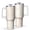 White, variant on Floral 40oz Tumbler– Stainless Steel Insulated Tumbler with Handle and Straw, Large Capacity Travel Cup for Hot & Cold Drinks,Thanksgiving,Christmas, Spring,Flower