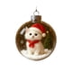 thumbnail image 2 of mfyjkho Adorno navideño transparente con forma de bola y escena invernal en miniatura para árbol de Navidad (8 cm, 1 unidad), 2 of 6