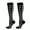 Black, variant on Socks for Women Breathable 1 Pairs Unisex Compression Knee High Fashion Heart Pattern Funny Gift Teen Girls Cotton Pregnancy Sports Travel Flight Lightweight Womens Socks Watermelon red L