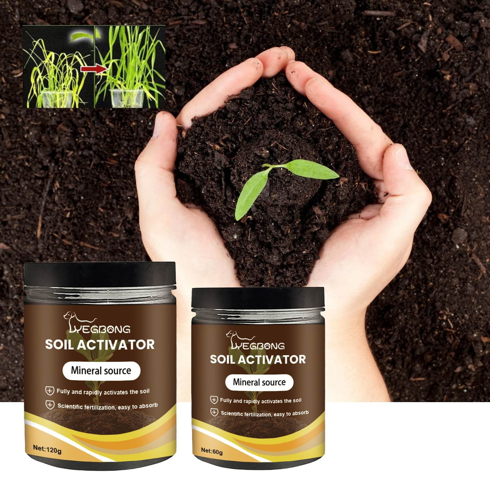 Soil Activator,Professional Bone Meal Fertilizer, Dirt Health Booster, Control Of Plant Growth And Development Strong Rooting Liquid Fertilizer for Indoor Outdoor Plants for Raised Garden Beds