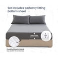 thumbnail image 2 of SGI Bedding 600TC 15" Profond Coton 4PC Feuille Ensemble Alaskan Très Grand 108x108" Sauge Solide, 2 of 6