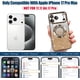 thumbnail image 2 of Funda magnética con purpurina para iPhone 17 Pro Max, compatible con MagSafe, protección total, delgada, a prueba de golpes y arañazos, con protector de lente de cámara, red antipolvo y brillo, 2 of 7