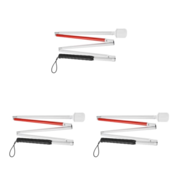 Greeniant Foldable Blind 5 Sections Cane Crutch Adjustable Stick Blind Type1 NO1