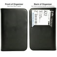 thumbnail image 6 of Leather Travel Wallet & Passport Holder (Black (Split Grain)), 6 of 6