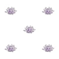 thumbnail image 1 of Naiovety Flor de loto de cristal fino Pisapapeles Feng Shui Esfera Cristales Flores Adornos decorativos Estatuillas para púrpura Type2 NO2, 1 of 1