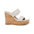 thumbnail image 2 of Steve Madden Womens Wipeout Cork Wedge Sandals, 2 of 3