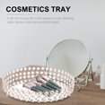 thumbnail image 3 of MasteelfCA 1Pc Elegant Jewelry Storage Tray Round Mirror Surface Tray Home Organizer, 3 of 8