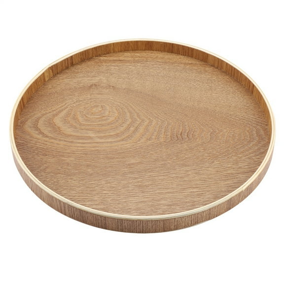 Herwey Wooden Serving Tray Plate for Tea Set Fruits Candies Food Home Decoration,Serving Tray, Wooden Serving Plate