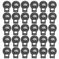 thumbnail image 2 of 300Pcs Cord Locks Single Hole Ball Shape Spring Clip for Plastic Rope Luggage AccessoriesBlack, 2 of 14