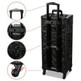 thumbnail image 3 of Byootique Rolling Makeup Train Case with Portable Cube Case Cosmetic Organizer, 3 of 9