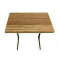 thumbnail image 2 of Zora ZR24BT Table d'Extrémité de 24 x 24 Po 100% Bambou - Marron, 2 of 5