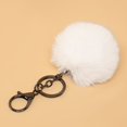 thumbnail image 3 of Women Coin Key Pouch Genuine Leather Commuting Purse with Pendant (Black), 3 of 10